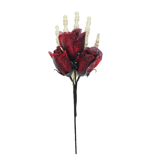 12" Red Rose Skull Hand Pick by Ashland®